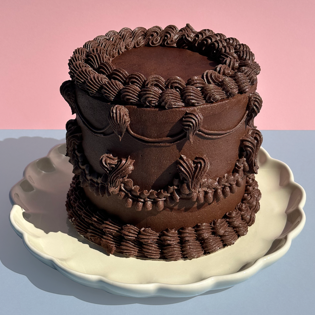 "Coco" | Chocolate Vintage Cake (Round)