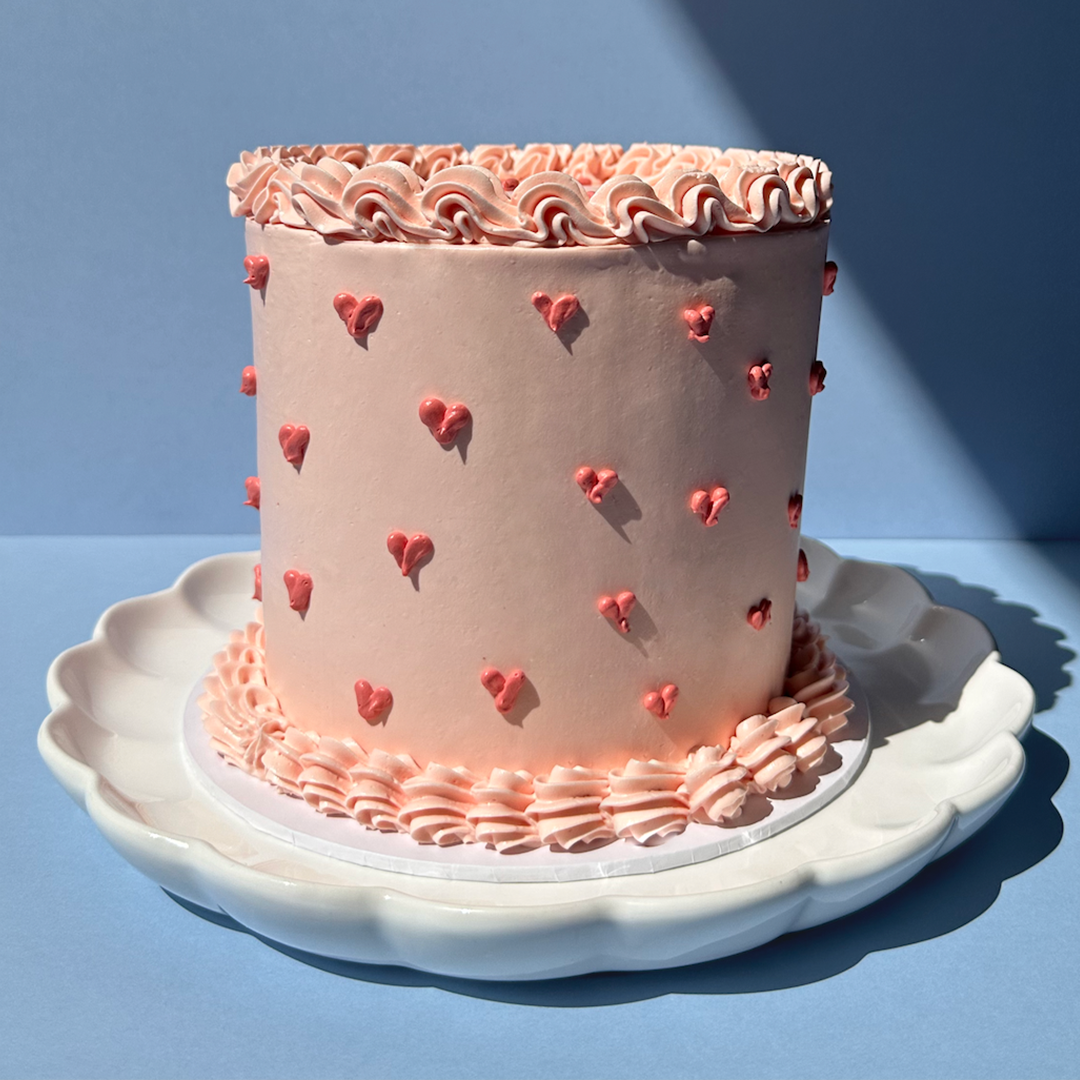 "Valerie" Little Hearts Cake